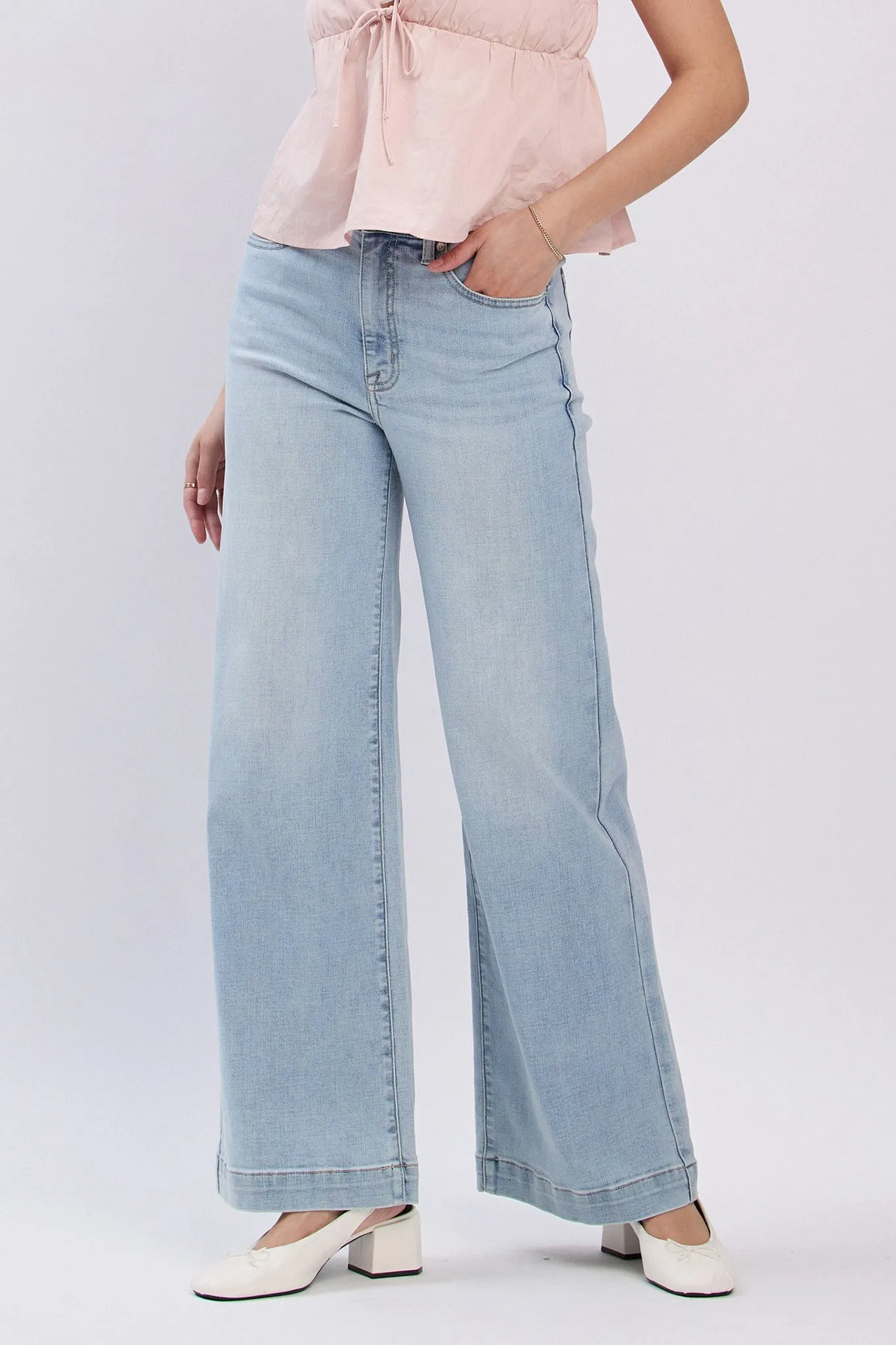 Eunina Chloe Super High Rise Trouser in Bailey