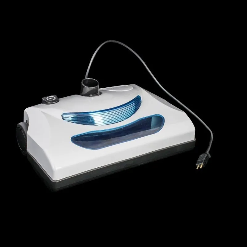 EUP Electric Powerbrush With Switch Headlight Straight Cord No Wands Geared Belt With Shutoff Light Grey