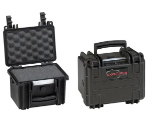 EXPLORER CASE, 1913 B WATERPROOF CASE, BLACK WITH PRE-CUBED FOAM