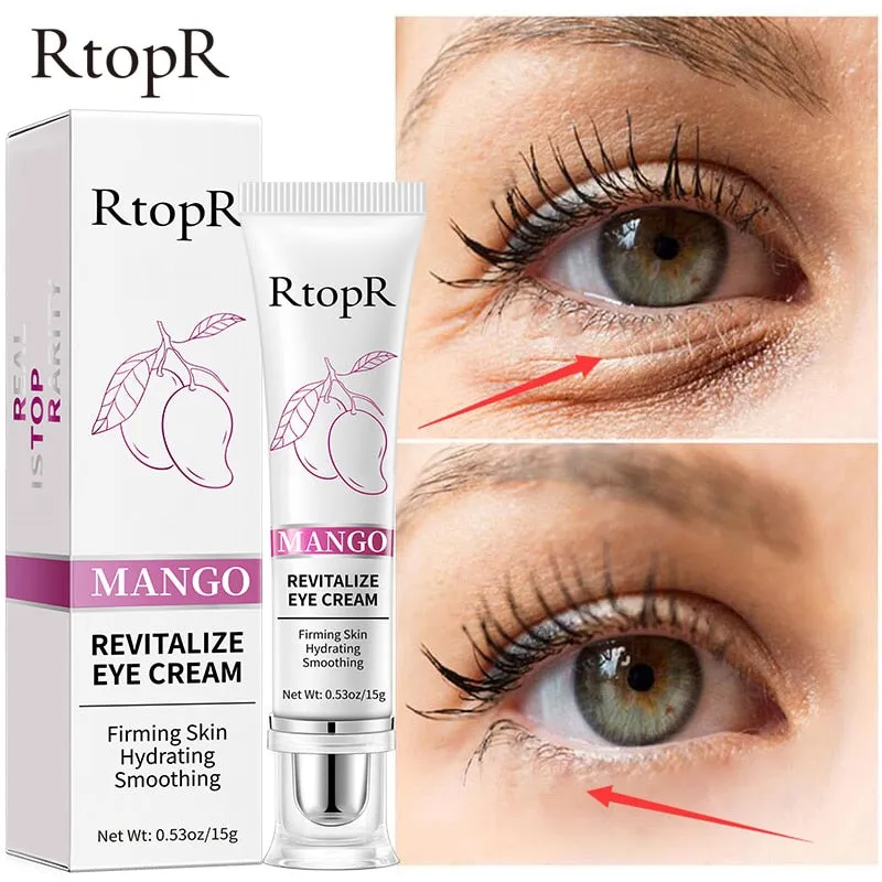 Eye Cream RtopR Mango Anti-Wrinkle Moisturizing Anti-Age Remove Dark Circles Eye Care Against Puffiness And Bags Hydrate Cream