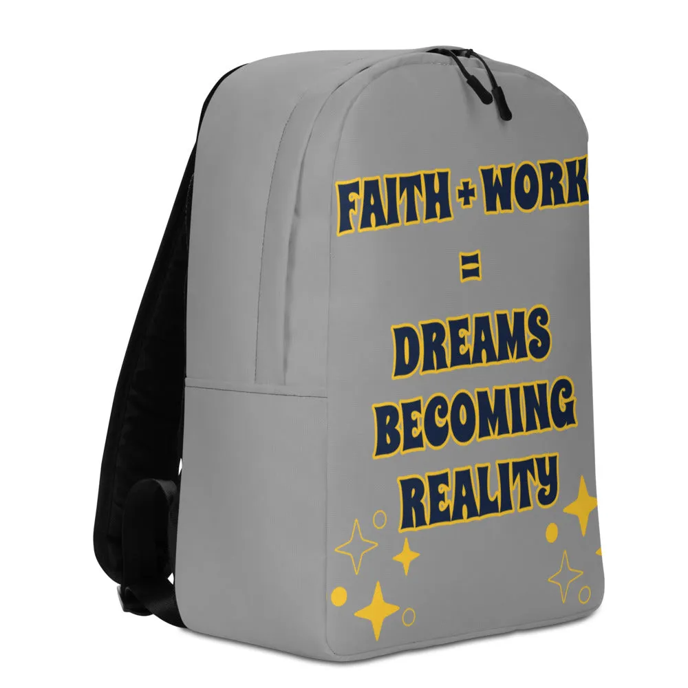 Faith   Work Minimalist Backpack