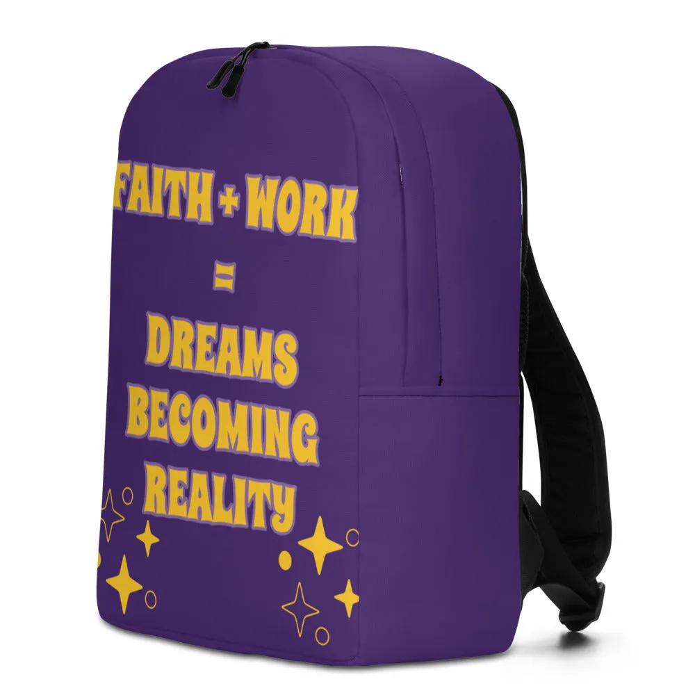Faith   Work Minimalist Backpack