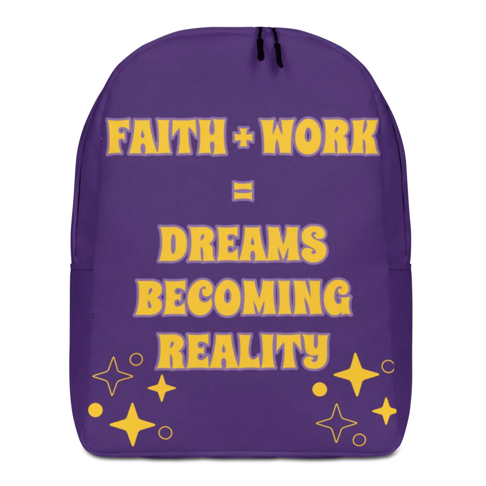 Faith   Work Minimalist Backpack