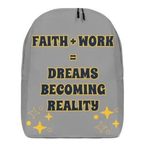 Faith   Work Minimalist Backpack
