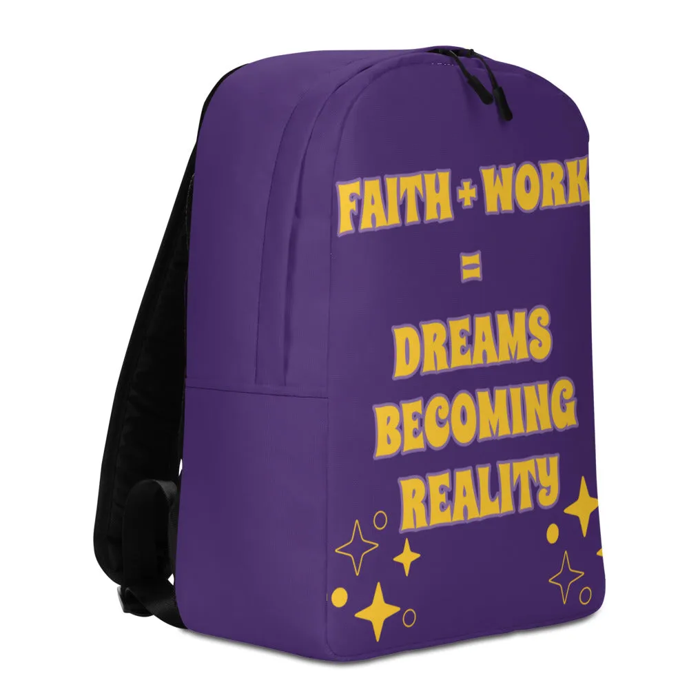 Faith   Work Minimalist Backpack