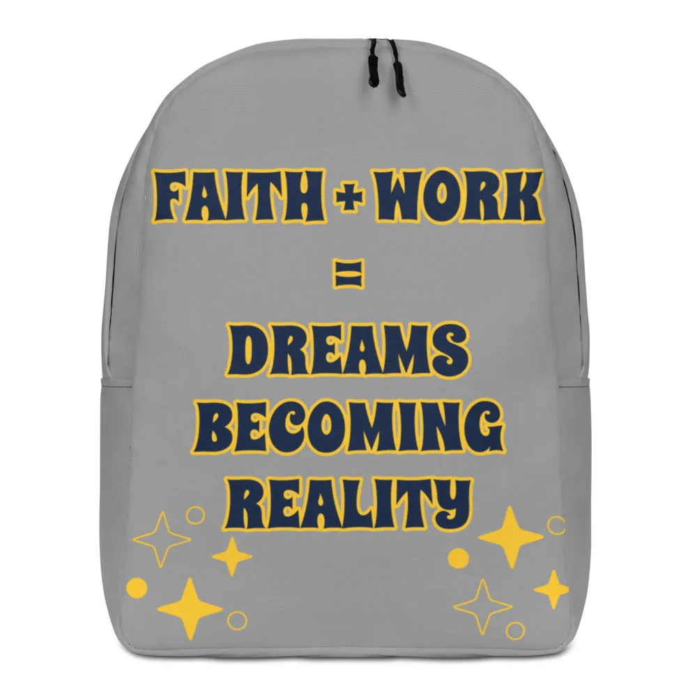 Faith   Work Minimalist Backpack