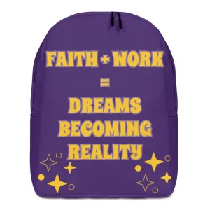 Faith   Work Minimalist Backpack