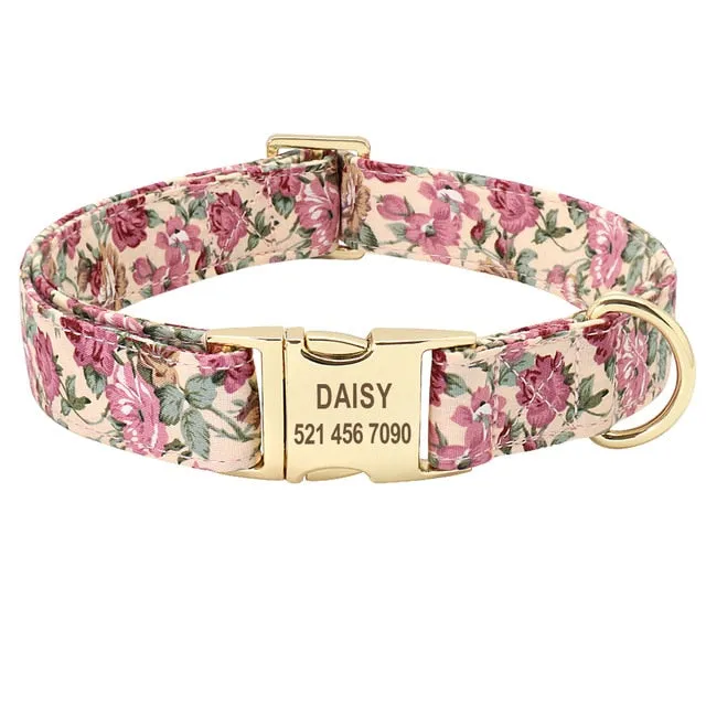 Fascinating Florals: Collars And Leashes | Personalized