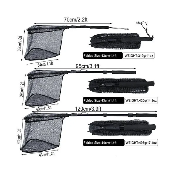 Fishing Brail Net Telescopic