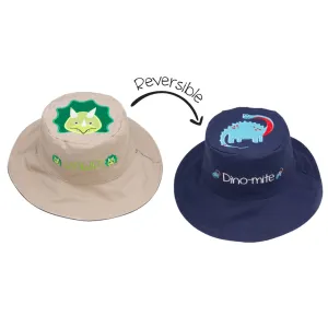 Flapjacks/Reversible Sun Hat Dino - S