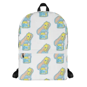 Fresh Squeezed Pattern Backpack - White