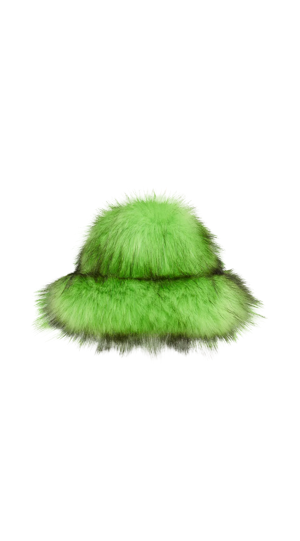 FURRY BUCKET LIME GREEN