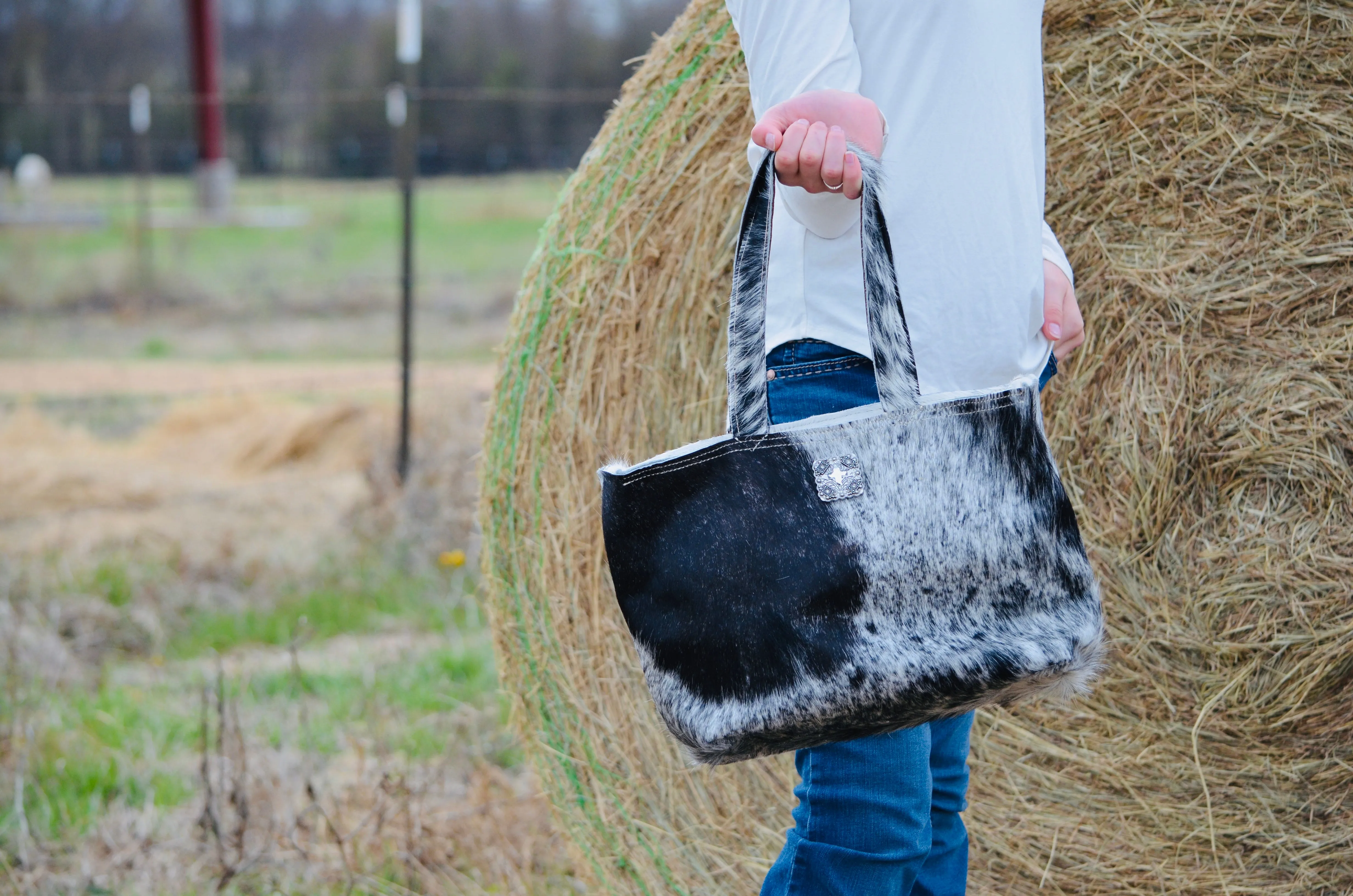 G3 Sophie Tote-Black & White CC Pocket