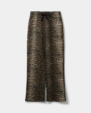 GABBISW SWEATPANTS - Light brown leopard