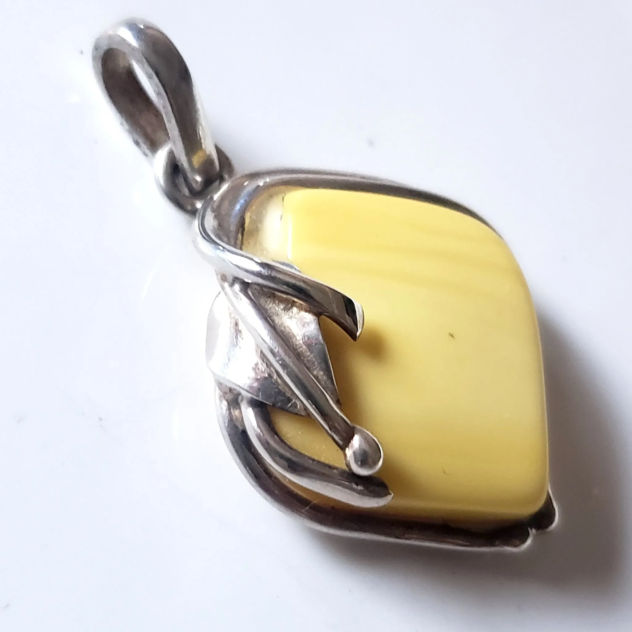 Genuine Butterscotch Amber Pendant