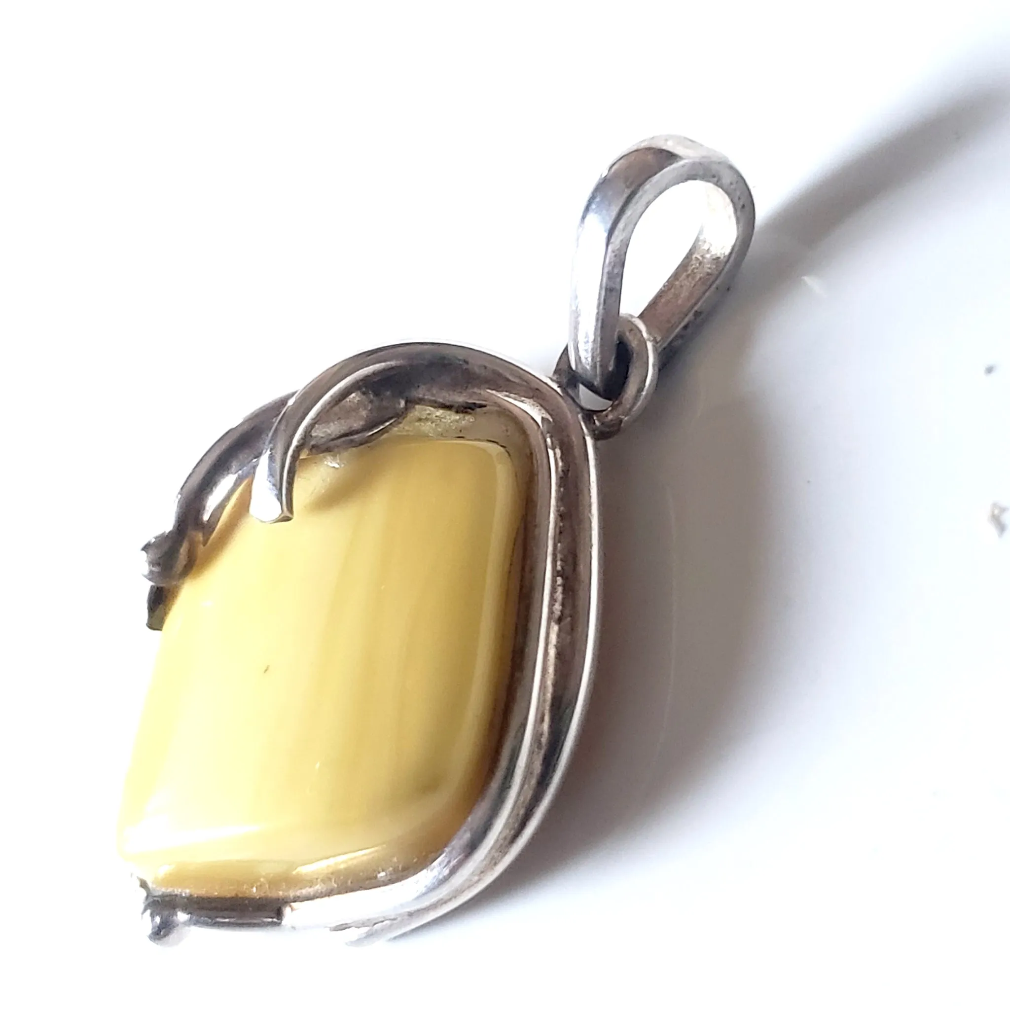 Genuine Butterscotch Amber Pendant