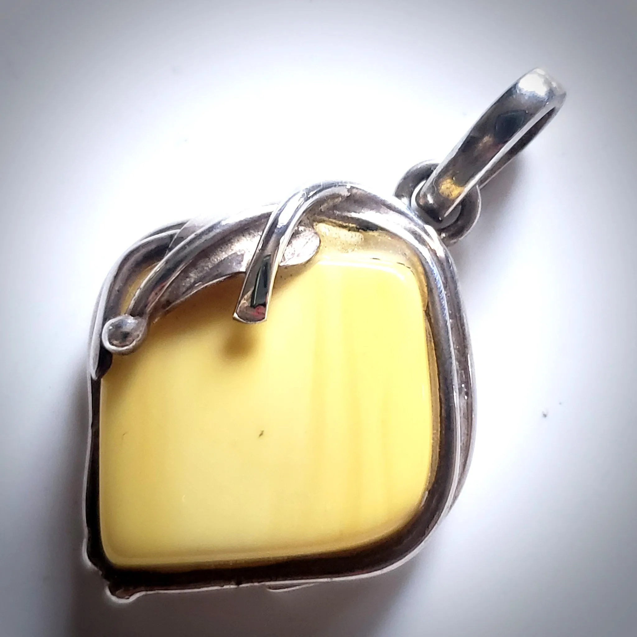 Genuine Butterscotch Amber Pendant