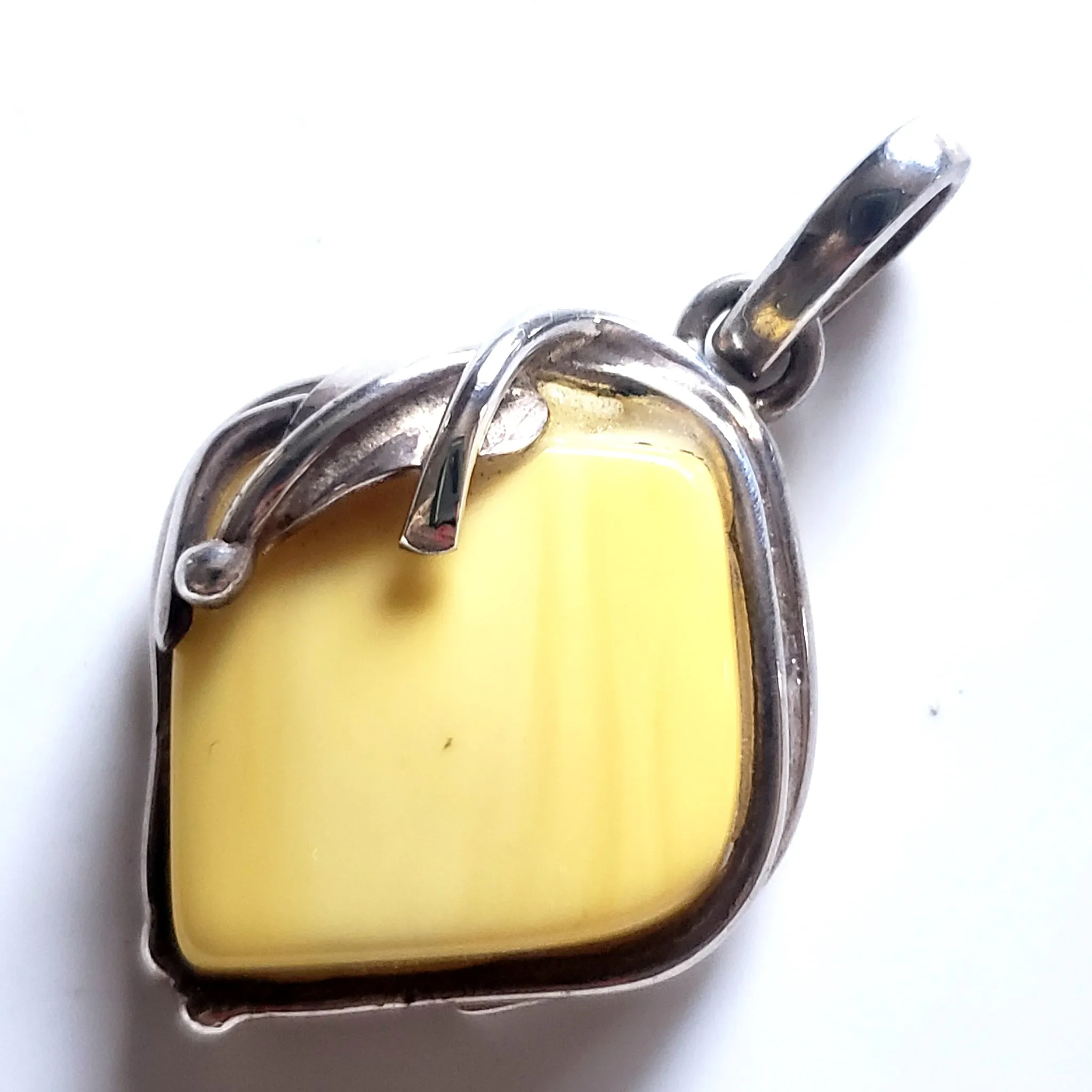 Genuine Butterscotch Amber Pendant