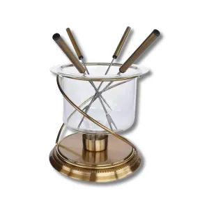 Gold Fondue Set