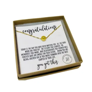 Graduation present, 2021 graduate, Congratulations grad necklace, 2021 grad, Graduation gift, Graduation card and gift, College graduation