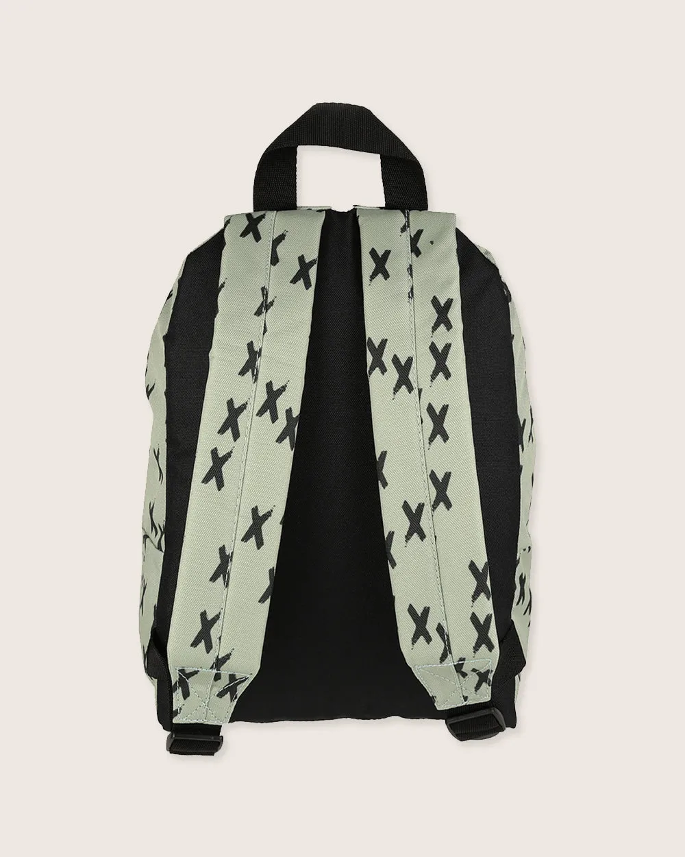 Green Kisses Print Backpack