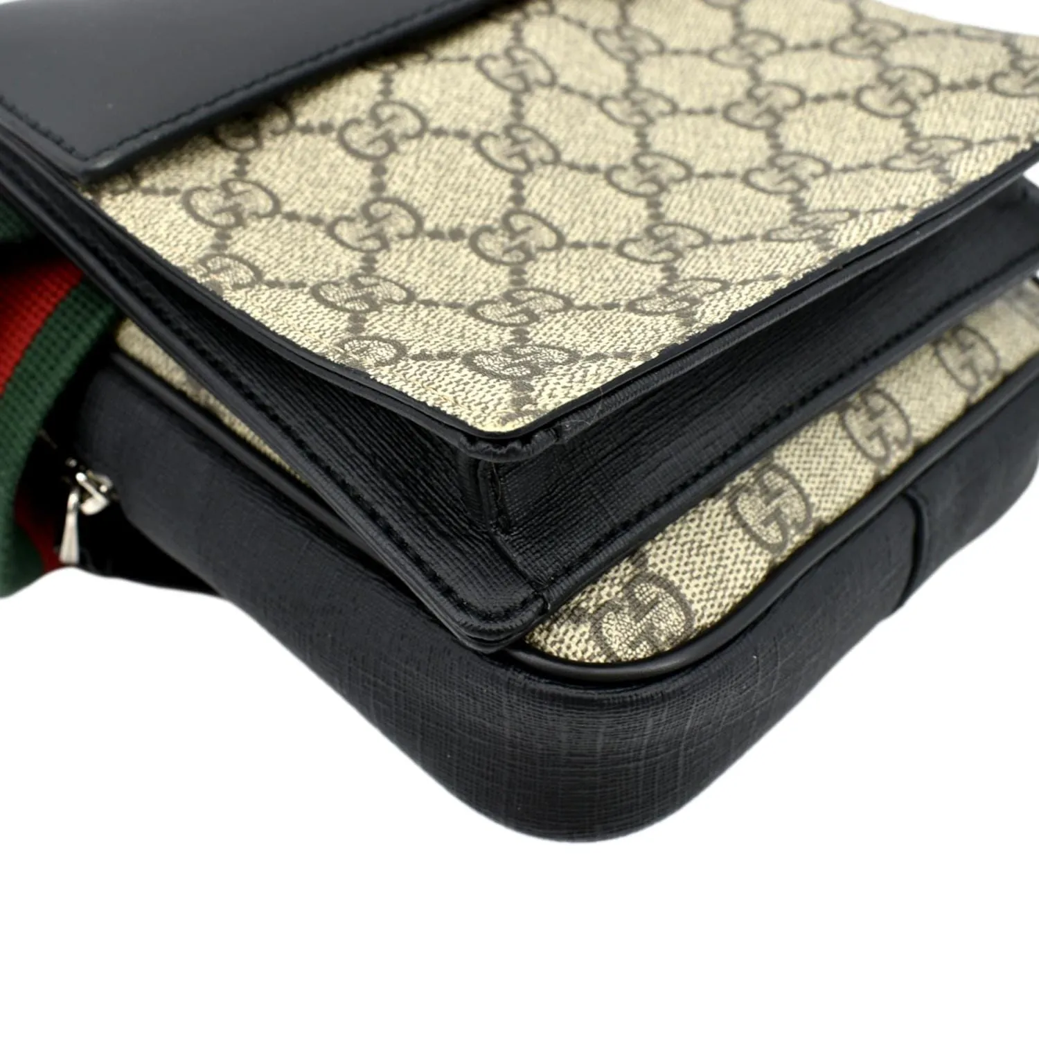 GUCCI GG Supreme Canvas Belt Bag Beige 450956