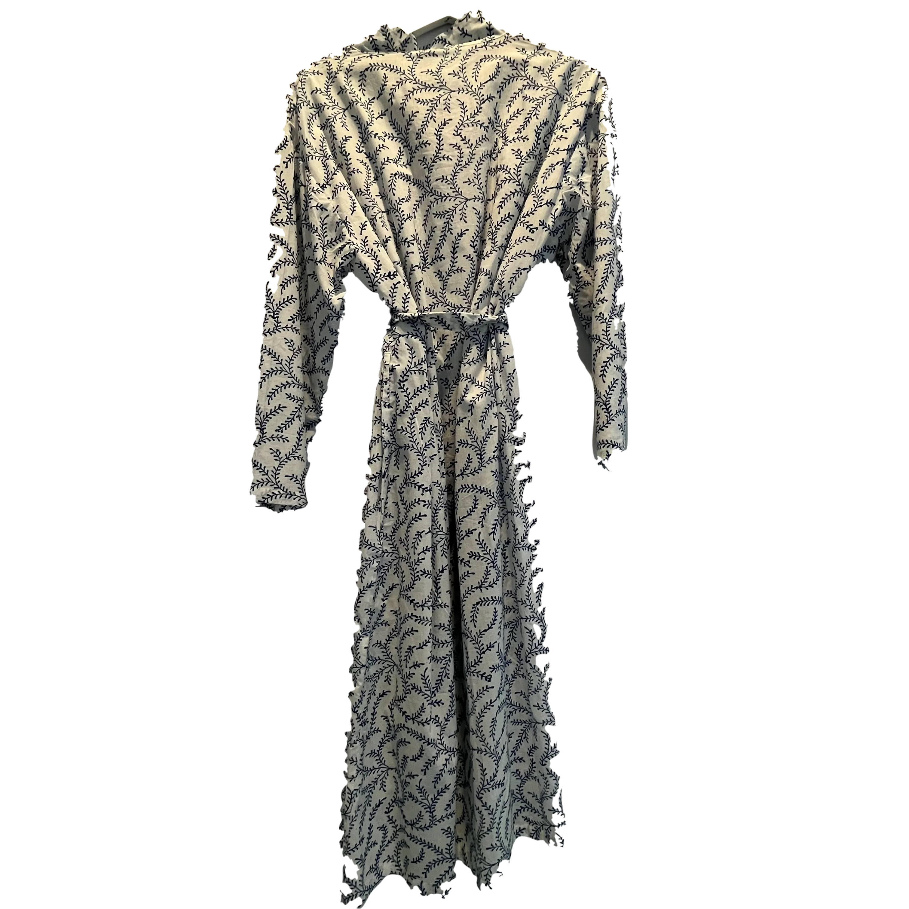 Hand Block Printed Vegetable Dye Cotton Robe