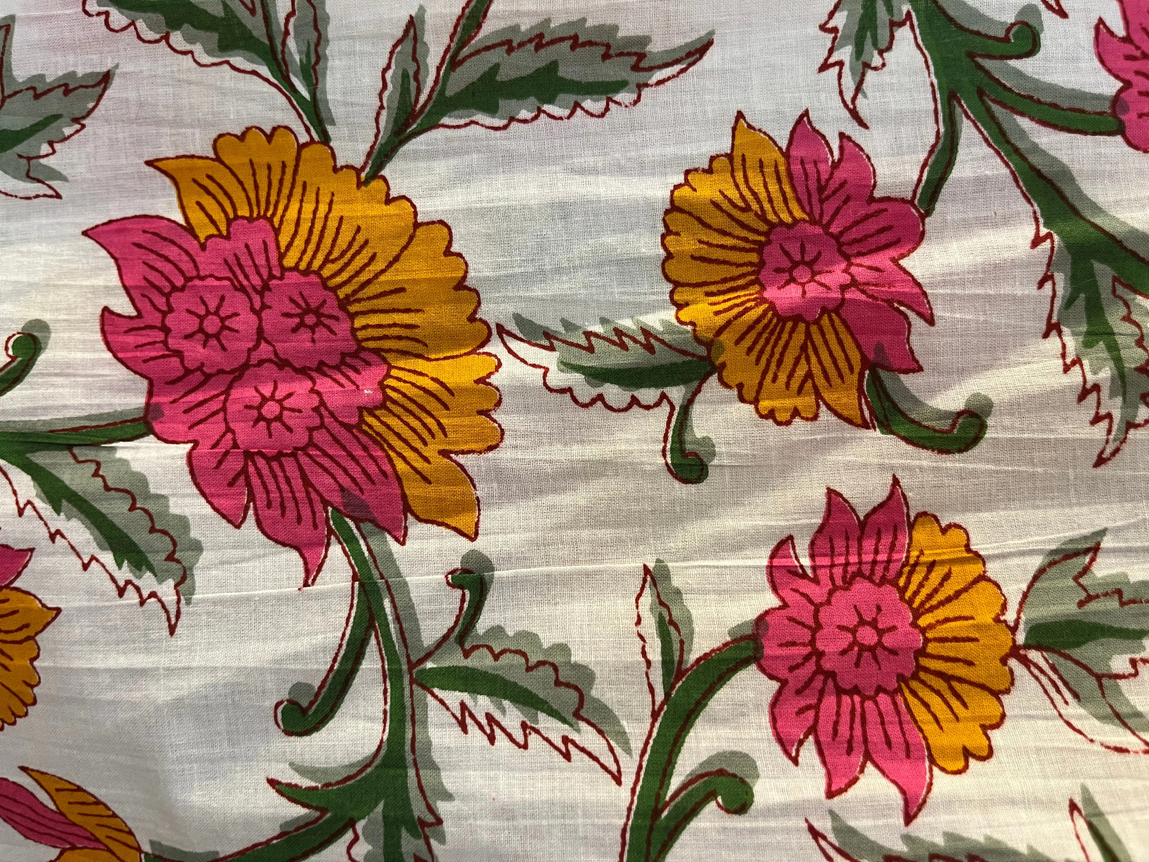 Hand Block Printed Vegetable Dye Cotton Robe