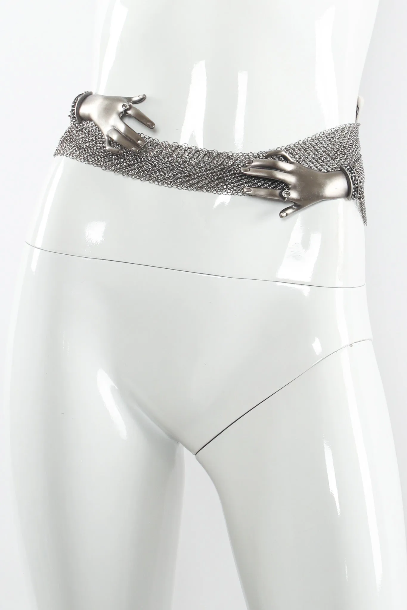 Hand Buckle Ring Mesh Belt IV