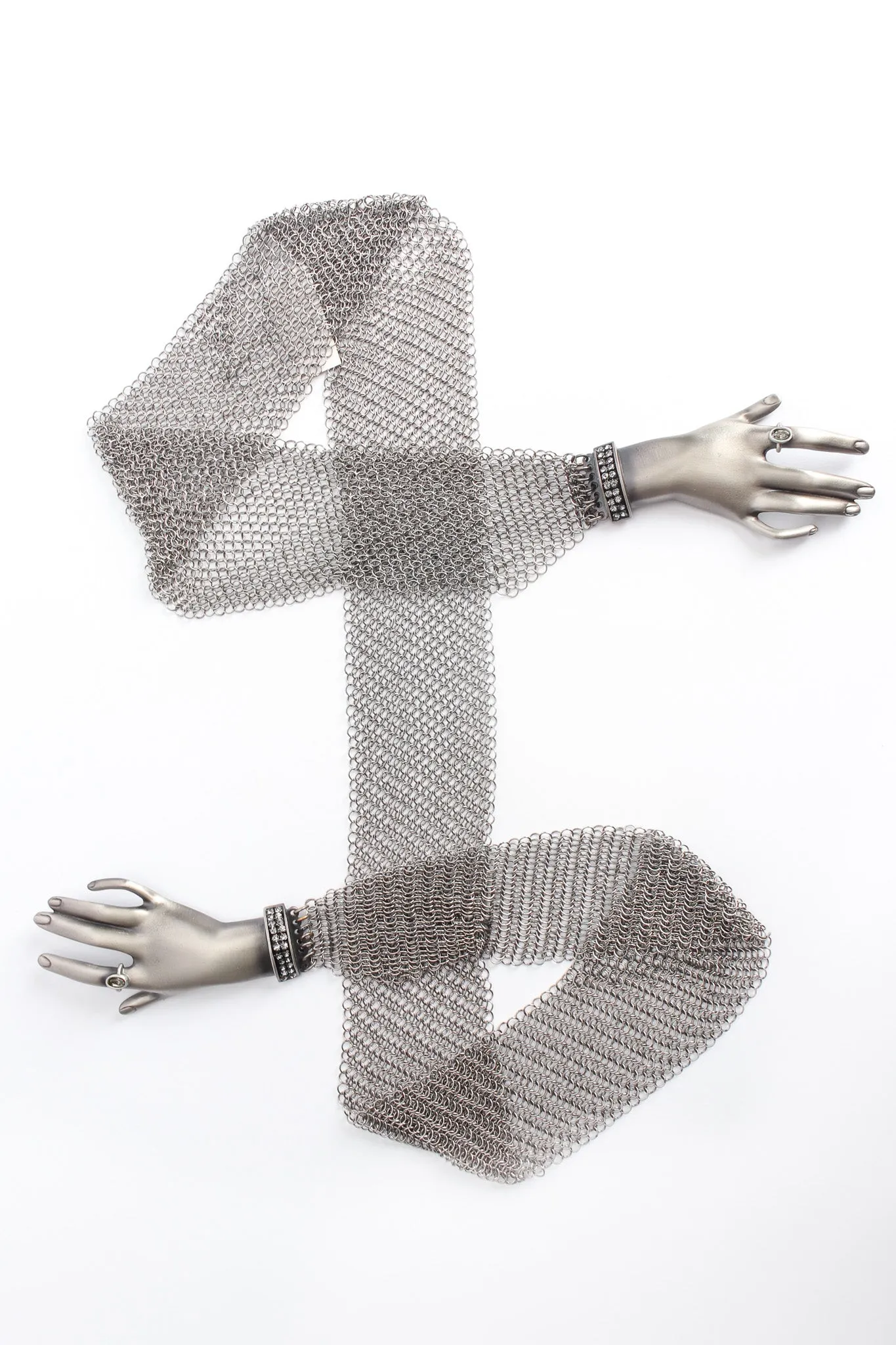 Hand Buckle Ring Mesh Belt IV