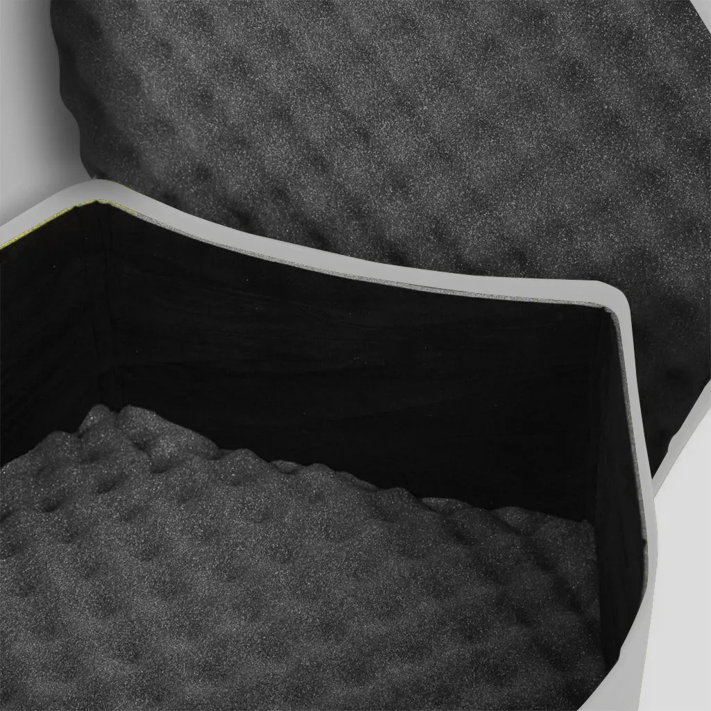Hardcase Lined White 14" Snare Case