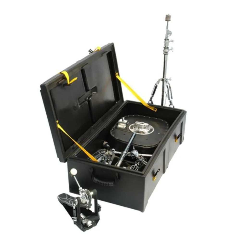Hardcase Standard Black 36" Wide Hardware Case With Wheels