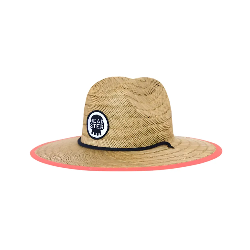 Headster Backyard Meadow Lifeguard Hat - Peach
