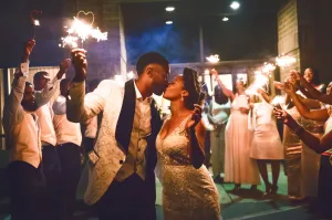 Heart Shaped Sparklers for Weddings