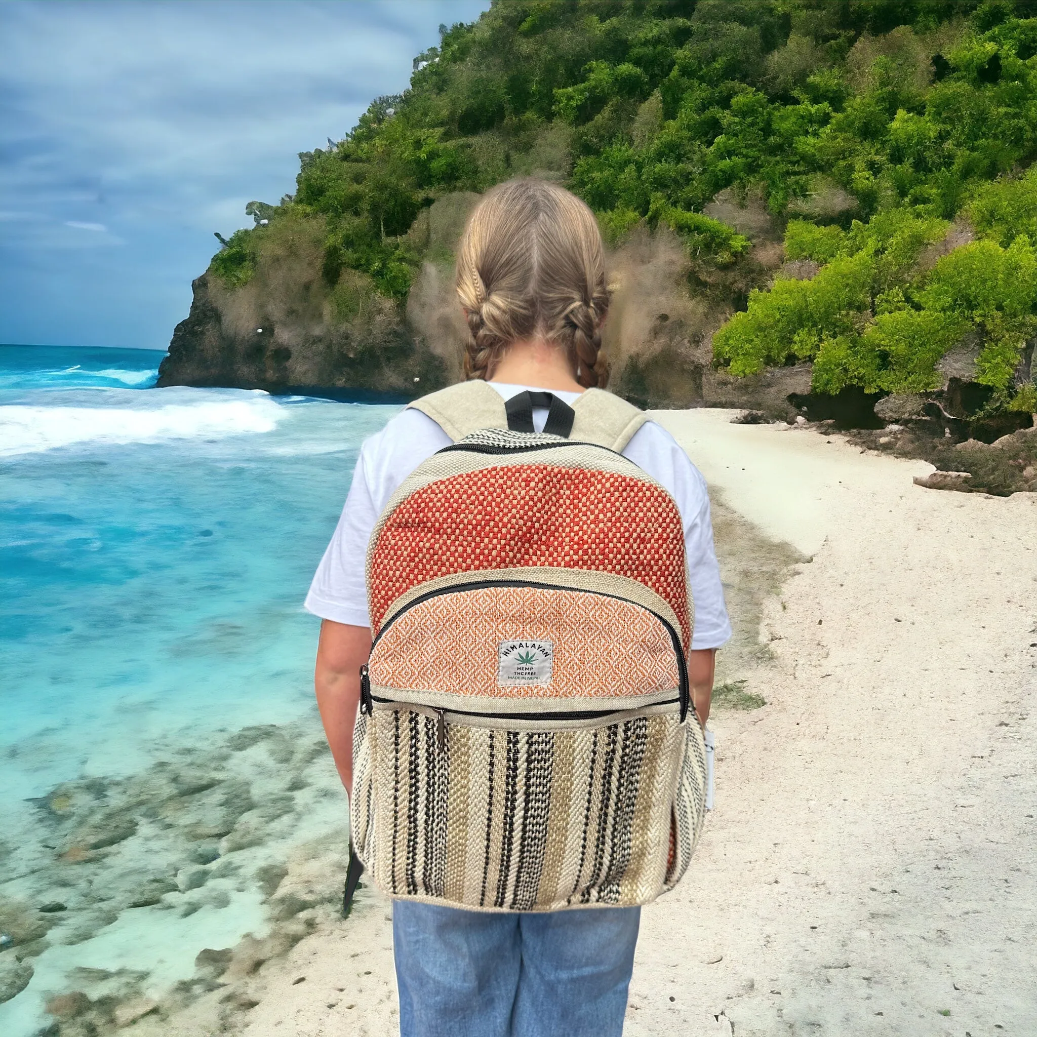 Hemp backpack #17