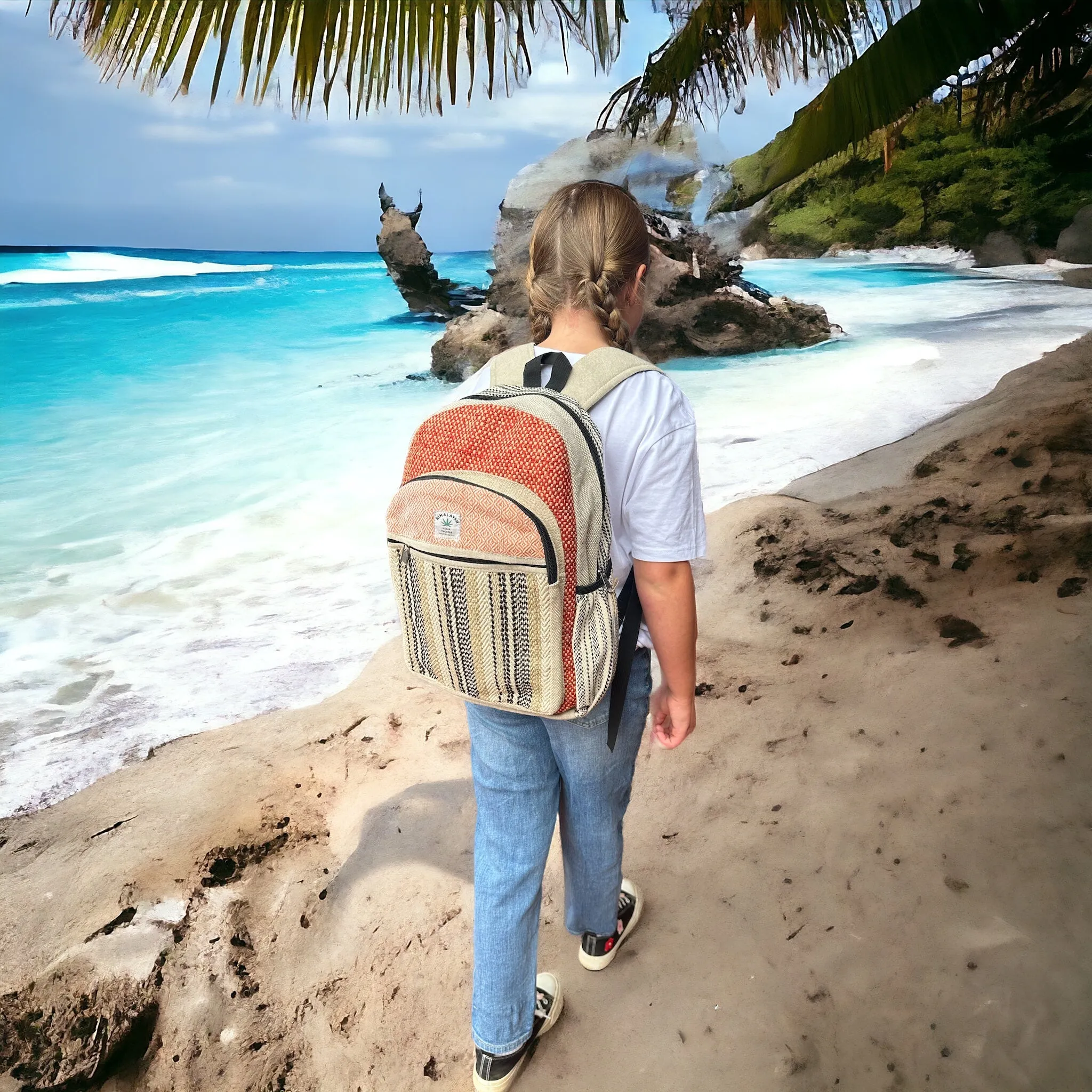 Hemp backpack #17