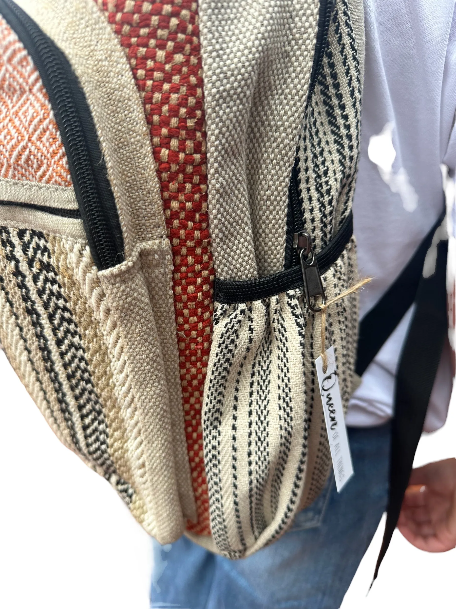 Hemp backpack #17