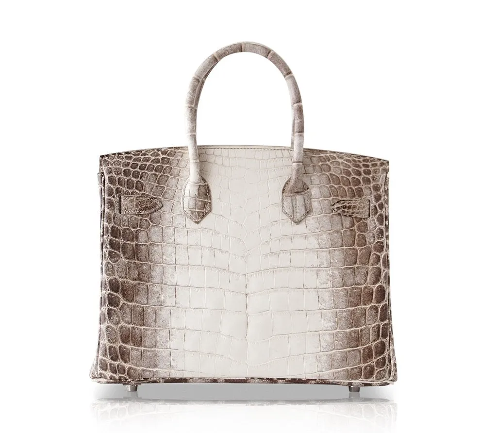 Hermès Birkin 30 Blanc Himalaya Crocodile PHW
