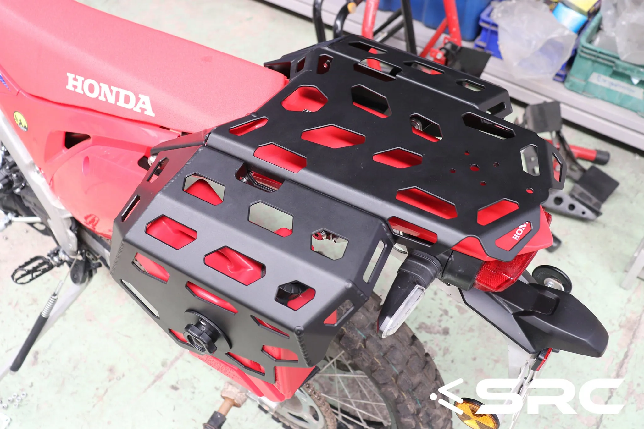 Honda CRF300Rally Rear Cargo Rack, Side Racks & Gas Tank