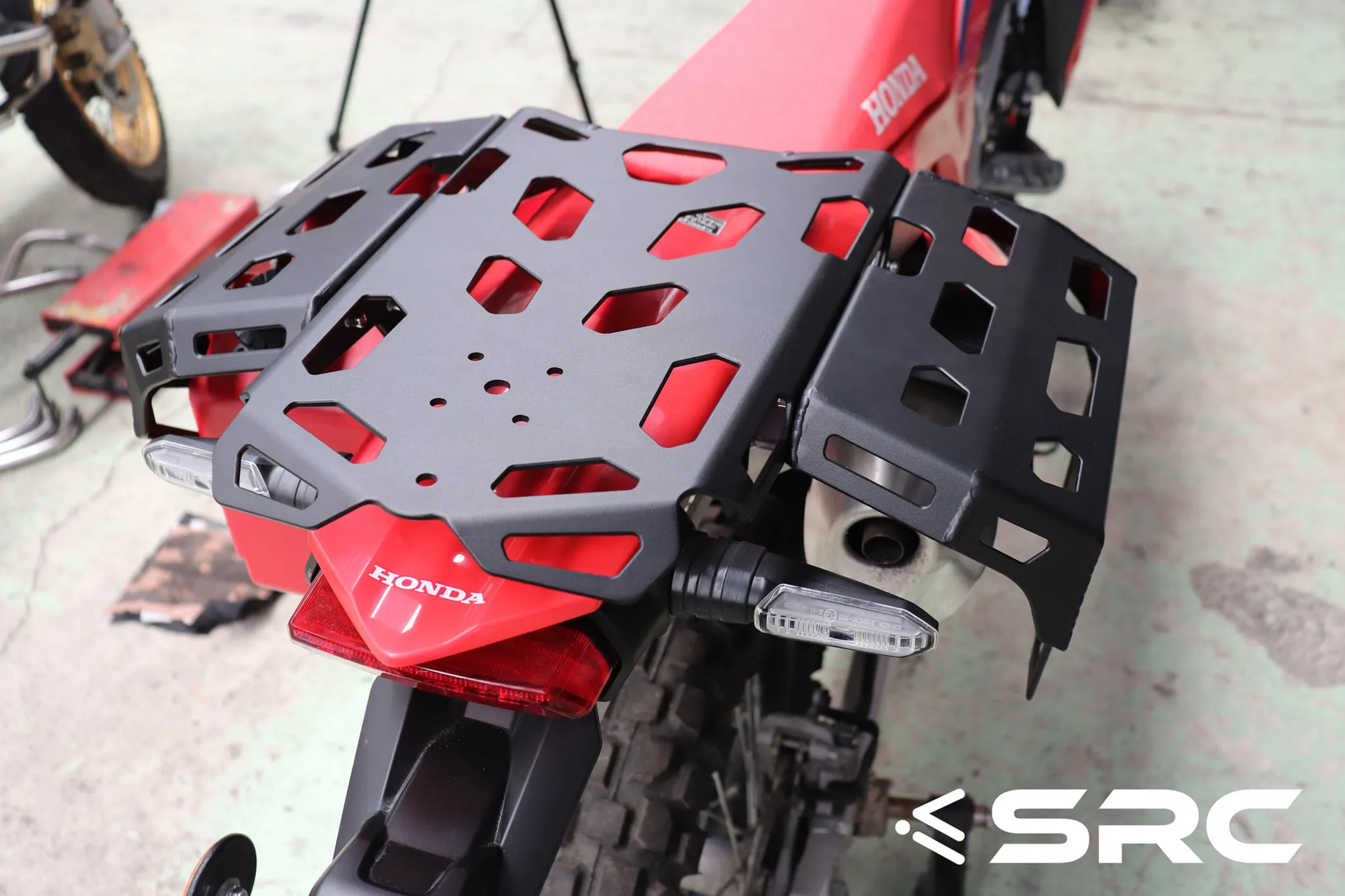 Honda CRF300Rally Rear Cargo Rack, Side Racks & Gas Tank