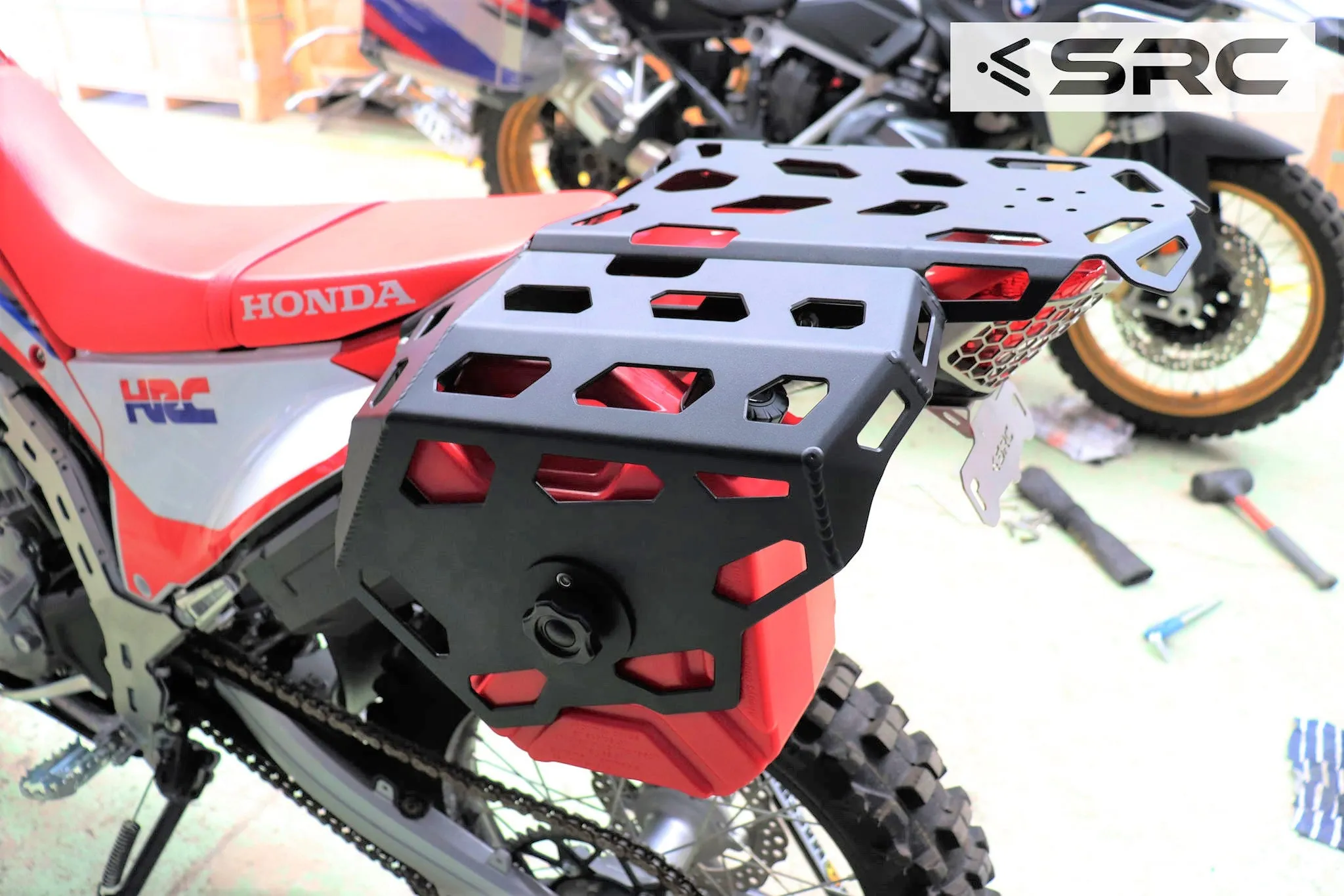 Honda CRF300Rally Rear Cargo Rack, Side Racks & Gas Tank