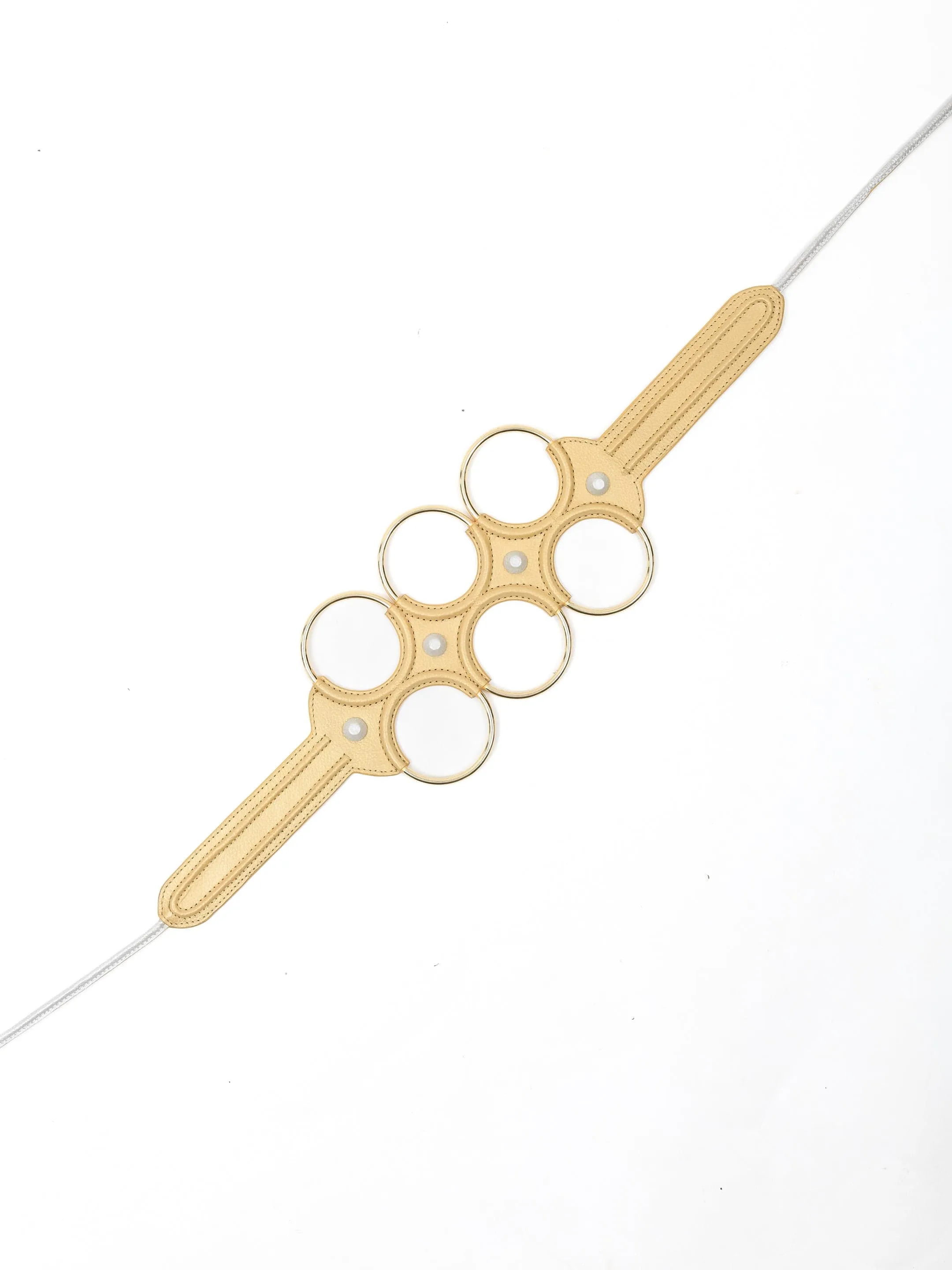 Hoop Loop Belt In Gold And Silver