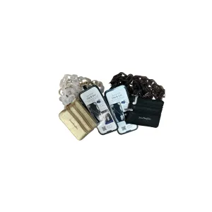 Ice Chain White Clip & Go with Blue Pouch