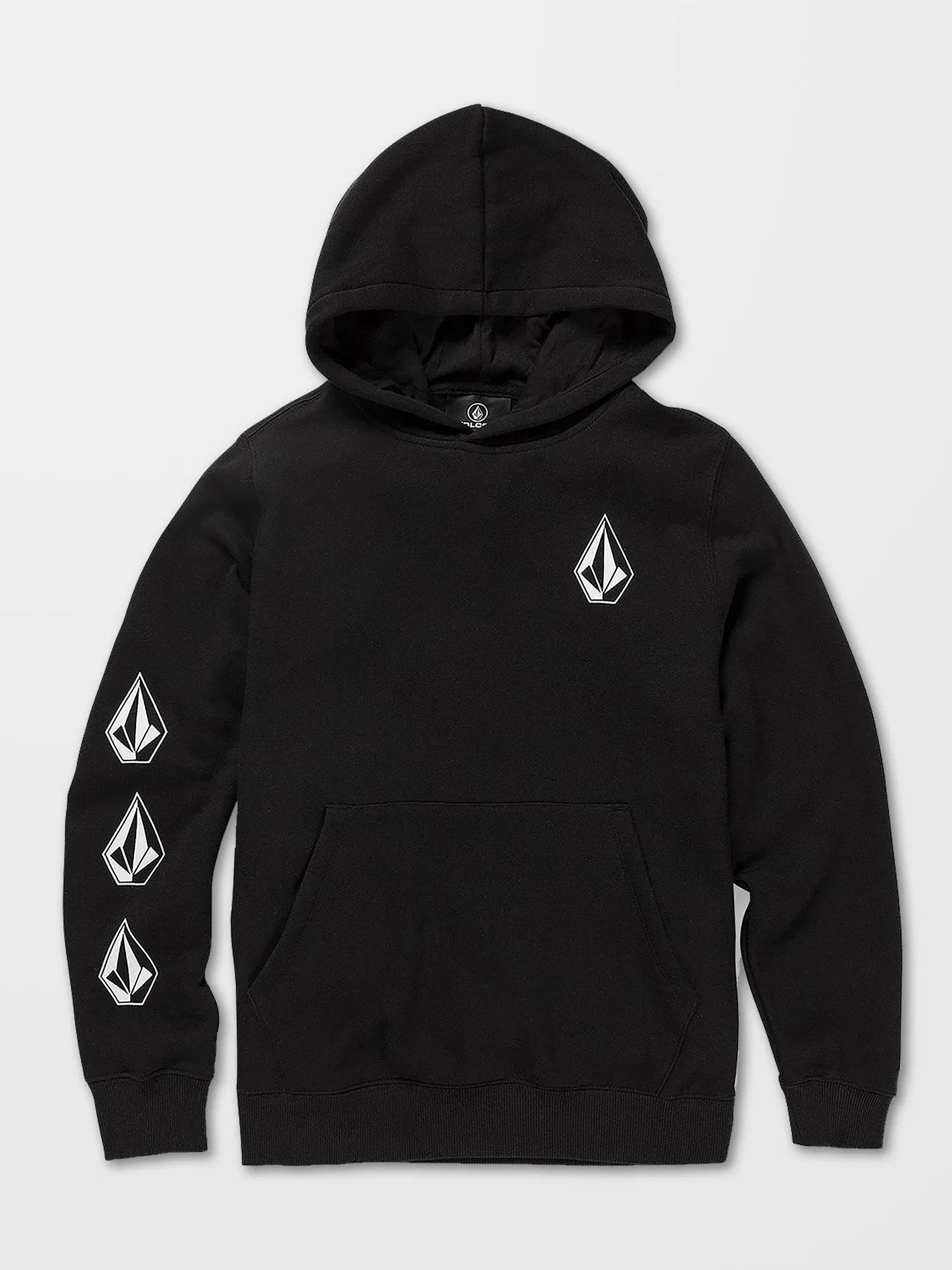 Iconic Stone Hoodie - BLACK - (KIDS)