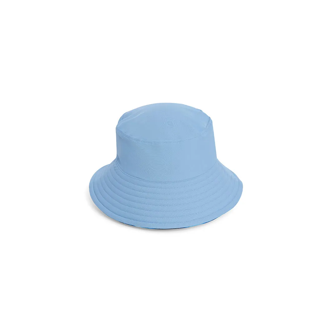 Infant Blue Tie Dye Bucket Swim Hat