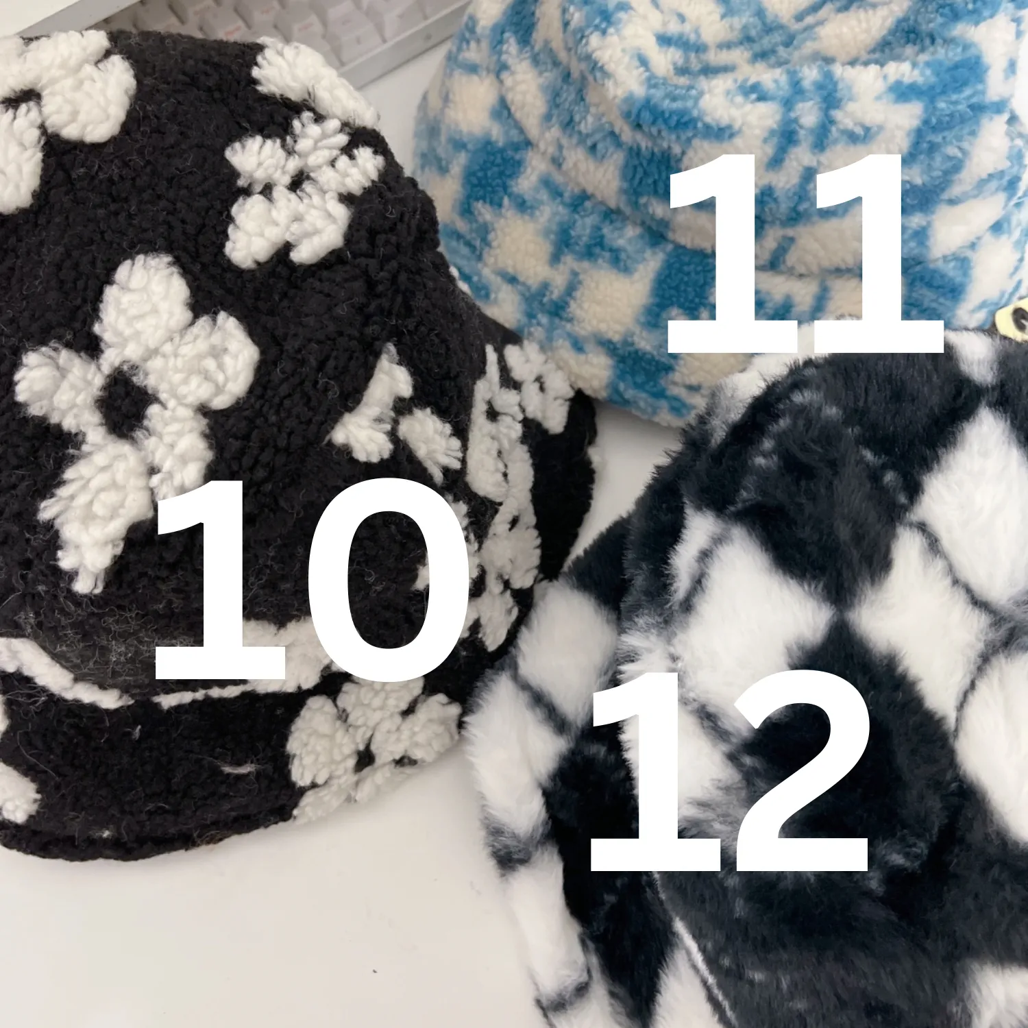 Ivy winter fur bucket hat