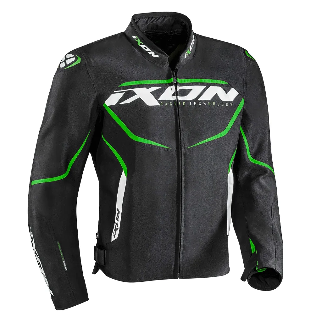 Ixon - Sprinter Black/Green Summer Jacket