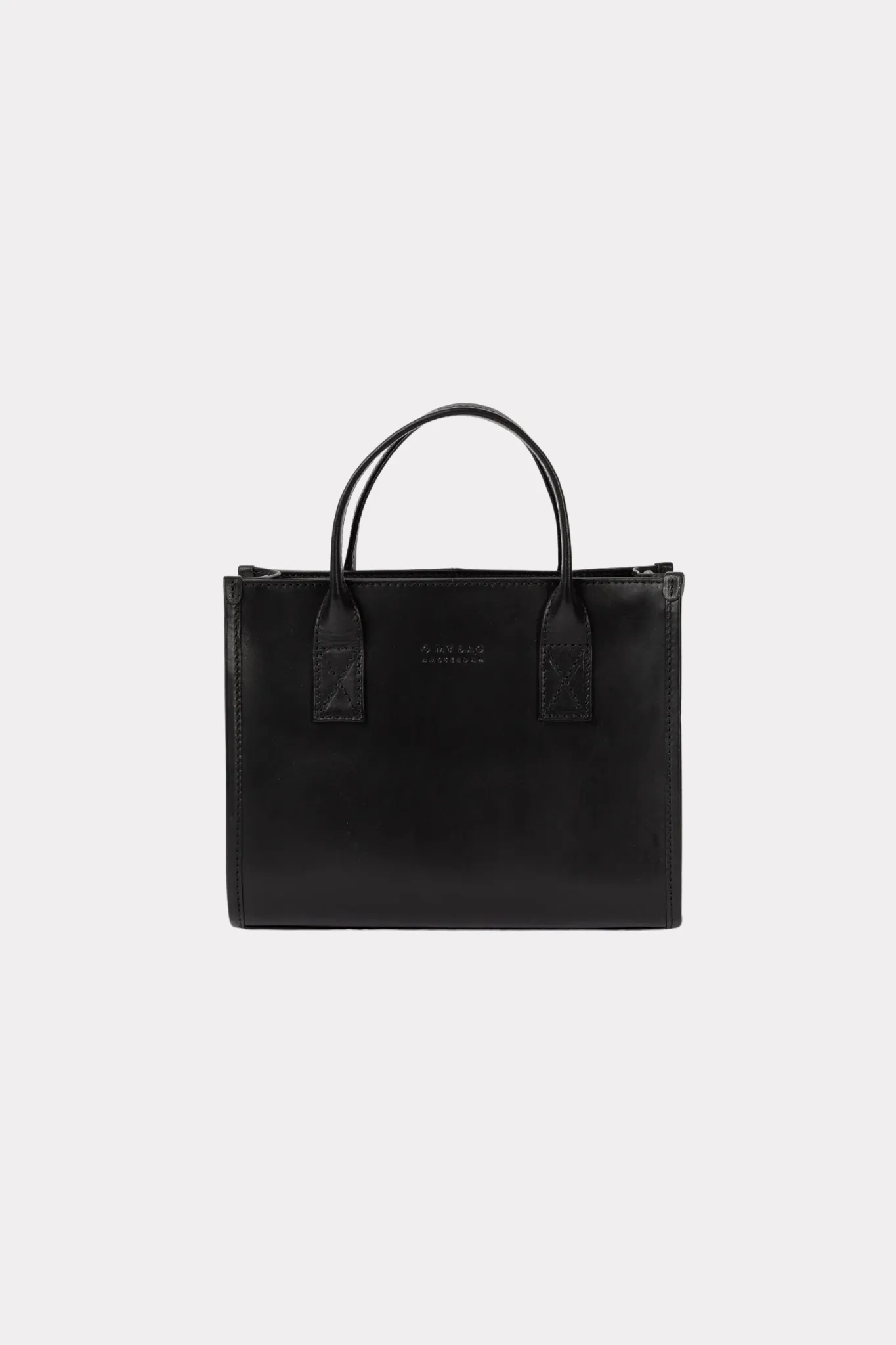JACKIE MIDI BAG - BLACK CLASSIC LEATHER