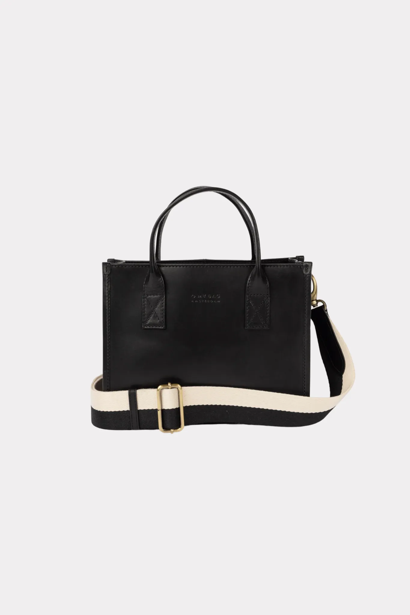 JACKIE MIDI BAG - BLACK CLASSIC LEATHER