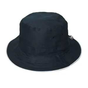 Jester Bucket Hat - Navy/White